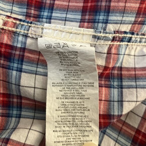 Western Pearl Snap long sleeve shirt by Z.A.C.H.S. Clothing Co large - Picture 6 of 10